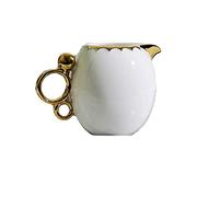 WDWDW Jarra de Leche, Salsera, Taza de Agua, Jarra, cremera, café, azúcar, Salsa, cerámica Grande, Crema con asa, Kit para espumar y Hacer Latte Art