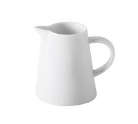 WDWDW Jarra de Leche, Salsera, Vaso de Agua, Jarra, cremera, café, azúcar, Salsa. Vertido Grande y Menos goteos, Blanco.