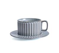 WDWDW Juego de Taza de té y platillo de cerámica China para el hogar, para café y Tarde, Creativo