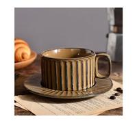 WDWDW Juego de Taza de té y platillo de cerámica China para el hogar, para café y Tarde, Creativo