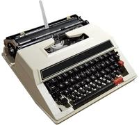 WDWDW Máquina de Escribir Teclado mecánico Vintage Procesador de Textos de Oficina sobre Tomando Novela