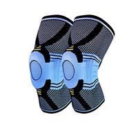 WDWDW Rodilleras Deportivas Antideslizantes, Soporte, 1 par, Fitness, Running, protección, Gimnasio, Deporte, elástico, Nailon, Acolchado de Silicona, compresión.
