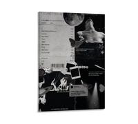 WDXIA Póster artístico de Cigarettes After SexAlbum para decoración de pared, póster de interior, decoración de bar, restaurante, estética, póster para sala de estar, 20 x 30 cm, estilo de marco - 24