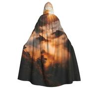 WDXQHY Sea of Clouds - Capa de Halloween para adultos con capucha, cómoda capa elástica para fiestas, perfecta para disfraces, cosplay, fiestas de Halloween, capa con capucha