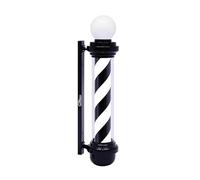 WDZD 80 cm Negro Blanco Poste Barbero Barber Pole