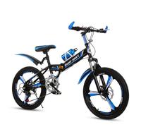 WDZDMYL 20 22 24 Bicicleta para niños de 24 Pulgadas, Bicicleta de montaña para niños, Bicicleta para niños de Estilo Libre, Adecuada para niños de 8 a 15 años, Speed-Changing-Model-Blue 22in