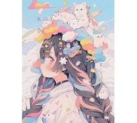WDZFF 1000 Piezas Puzzle, Cute Cat Animal Oil Painting, Vistoso, Juego De Desafío De Rompecabezas para Adultos, Juguetes Educativos para Niños, Decoración De Arte De Pared Sx08Zp