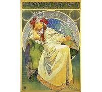 WDZFF Rompecabezas 1000 Piezas - Póster - Alphonse.Mucha Classic Illustrations - Adult'S Personalised Toys - Juguetes Puzzle para Aliviar El Estrés Familiar para Adultos - Jx250Zp