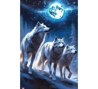 WDZFF Rompecabezas 1000 Piezas ,Wolfs Arte Animal Fotografía Póster, Elderly Juegos De Memoria Y Cognición, Juguetes para Adultos Fun Challenge Xa110Wp