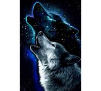 WDZFF Rompecabezas 1000 Piezas ,Wolfs Arte Animal Fotografía Póster, Elderly Juegos De Memoria Y Cognición, Juguetes para Adultos Fun Challenge Xa113Wp