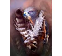 WDZFF Rompecabezass 1000 Piezas - Difficult Rompecabezas - Animal Eagless Art Oil Painting - Juegos Familiares para Adultos, Juguetes Educativos Gifts - Kx61Zs