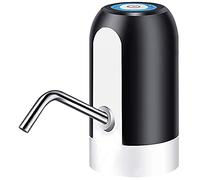 WE 2X Dispensador eléctrico Bomba de Agua, extraíble y Conveniente para Agua embotellada, con ADAPTADORES Compatible con garrafas de 5, 8 y 10 litros, Tubo Silicona Libre BPA, PK5058