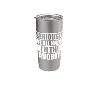 We All Know I'm The Favorite Vaso térmico de acero inoxidable de doble pared