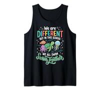 We Are All Different But In This School We All Swim Together Camiseta sin Mangas