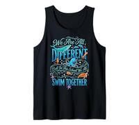We Are All Different But In This School We All Swim Together Camiseta sin Mangas