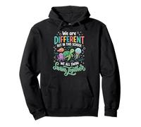 We Are All Different But In This School We All Swim Together Sudadera con Capucha