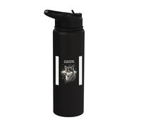We Are All Dogs In God's Hot Car Funny Dog Meme Stainless Steel Insulated Water Bottle