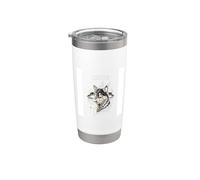 We Are All Dogs In God's Hot Car Funny Dog Meme Vaso térmico de acero inoxidable de doble pared