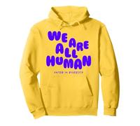 We Are All Human - United in Diversity - Diversidad Humana Sudadera con Capucha