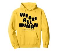 We Are All Human - United in Diversity - Diversidad Humana Sudadera con Capucha