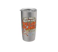 We are All On The Decoy Plane Vaso térmico de acero inoxidable de doble pared