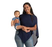 We are Amma | The Cocoon™ - Productos esenciales para recién nacidos: funda de lactancia para artículos esenciales de lactancia materna | Suéter de lactancia utilizado como cubierta de lactancia (azul