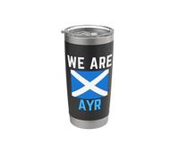 We Are Ayr Scotland Bandera Deportes Vaso térmico de acero inoxidable de doble pared