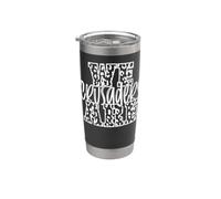 We Are Crusaders School Spirit Girly Team Mascot Noche de juegos Vaso térmico de acero inoxidable de doble pared