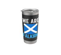 We Are Falkirk - Bandera de Escocia Vaso térmico de acero inoxidable de doble pared