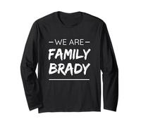 We Are Family Brady Surname Last Name Brady Manga Larga