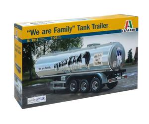 We Are Family Tanque Remolque - Kit De Plástico Cisterna 1:24 Modelo ITALERI