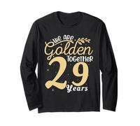 We Are Golden Together 29 Years Wedding Anniversary His Her Manga Larga