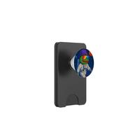 We are Here, Cool Green Frog Astronaut Illustration Graphic PopSockets PopWallet para MagSafe
