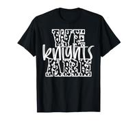 We Are Knights School Spirit Girly Team Mascot Noche de Juegos Camiseta