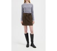 We Are Labels Nous Sommes Labels - Pennie Faux Suede Skirt Brown Talla: L | Mini Faldas Outlet | Mujer | Marrón