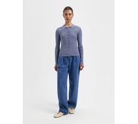 We Are Labels Nous Sommes Labels - Winnie Polo Knit Light Blue Talla: L | Manga Larga Outlet | Mujer | Azul