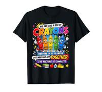 We Are Like A Box of Crayons Teacher Back To School Camiseta
