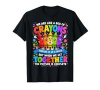 We Are Like A Box of Crayons Teacher Back To School Camiseta
