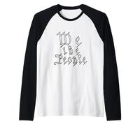 We Are People United In Diversity and Acceptance Camiseta Manga Raglan