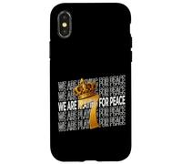 We Are Playing For Peace - For Soccer Lover Carcasa para iPhone X/XS