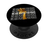 We Are Playing For Peace - For Soccer Lover PopSockets PopGrip Adhesivo