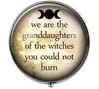 We are The Granddaughters of The Witches You Could Not Burn - Caja de píldoras de fotos artísticas, caja de píldoras de cristal, caja de dulces