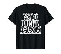We Are Titans School Spirit Girly Team Mascot Noche de Juegos Camiseta gráfica económica, Hombre, Negro, XL
