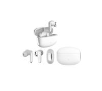 WE - Auriculares inalámbricos Bluetooth 5.3, batería integrada 37 mAh (autonomía de 5,5 Horas) + Caja de Carga de 500 mAh, ANC (reducción de Ruido Activo)+2 Micro ENC, Color Blanco