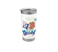 We Baby Bears Logo and Trio Vaso térmico de acero inoxidable de doble pared