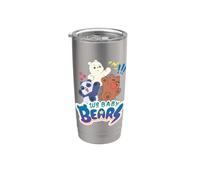 We Baby Bears Logo and Trio Vaso térmico de acero inoxidable de doble pared