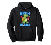 We Back Cute T-Rex Dinosaurio Regreso A La Escuela Niños Maestros Sudadera con Capucha
