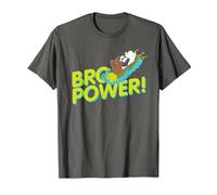 We Bare Bears Grizz Panda Ice Bear Bro Power! Camiseta, Hombre, Asfalto, XL
