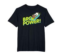 We Bare Bears Grizz Panda Ice Bear Bro Power! Camiseta, Hombre Tallas Grandes, Negro, 5X Alto