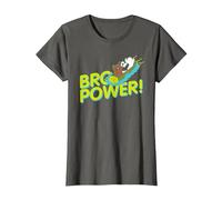We Bare Bears Grizz Panda Ice Bear Bro Power! Camiseta, Mujer, Asfalto, XS